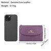 Royal Bagger RFID Blocking Women's Short Wallet Genuine Leather Multi-card