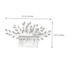 WOONEKY Bride Bridesmaid Rhinestone Crystal Hair Comb Fashionable Easy to