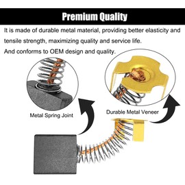 614367-00 Carbon Brush for Dewalt D24000 / DW713 / DW715 / DW716 Replaces BTS21-D04 5140024-30 0502025007 999044 Miter Saw (6pack)