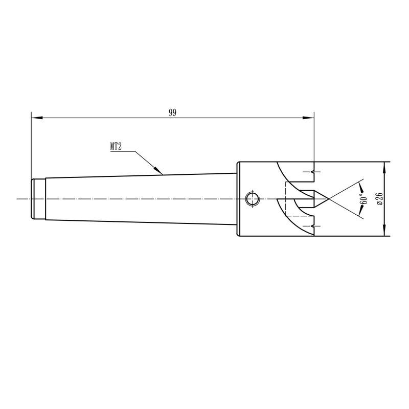 BMWOOD 4-Prong Spring-Loaded Spur Drive Center 2MT with 1" Diameter
