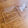 Butterfly Router Template, Clear Acrylic Template, Woodworking Router Template