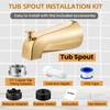 Dreyoo Tub Spout (Universal Fits 1/2" Copper Pipe, 1/2" IPS