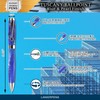 Tuscany Blue & Pearl Ballpoint Pen - Marbleized Gloss Body