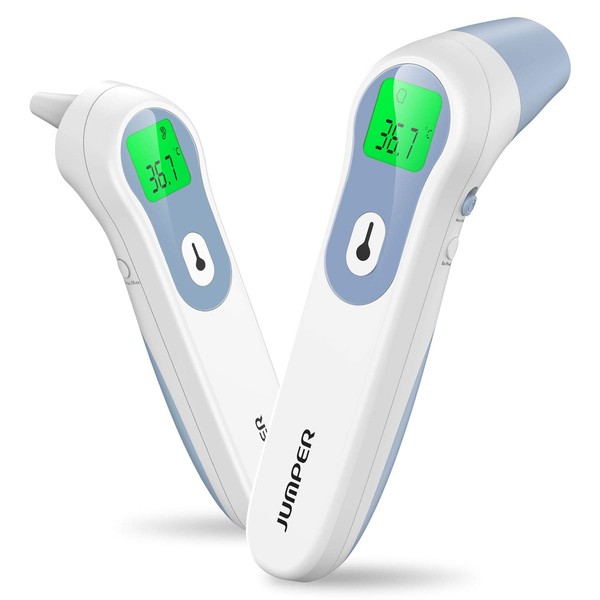 JUMPER Ear Forehead Thermometer Infrared Digital Thermometer with Accurate Reading