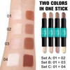 Contour Stick, 2Pcs Dual-Ended Highlighter Makeup Pen & Contouring Stick