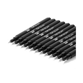 Mr. Pen- Drawing Pens for Artists, 0.05mm, 12 Pack, Black Artist Pens, Micro Pens for Drawing, Ink Pens for Drawing, Sketch Pens, Micro Pen, Fineliner Pens, Bible Journaling Pens, Fine Point