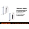 2 x Magnetic Catch Cabinet Door Magnet Furniture Magnet Magnetic