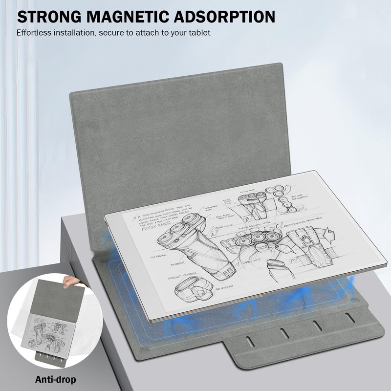 MoKo Case for Remarkable Paper Pro 2024 11.8", Lightweight Ultra-Thin