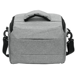 PATIKIL Camera Bag, Lens Storage Bags Compact Camera Handbag Case for Travel DSLR SLR Cameras, Gray, Size L
