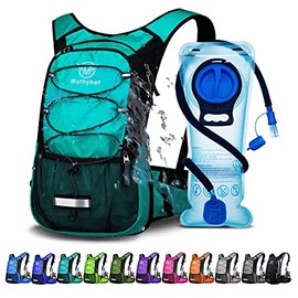 Mothybot Hydration Pack, Insulated Hydration Backpack with 3L BPA Free Water Bladder and Large Storage, Hiking Backpack for Men, Women for Running, Cycling, Camping - Keep Liquid Cool up to 5 Hours