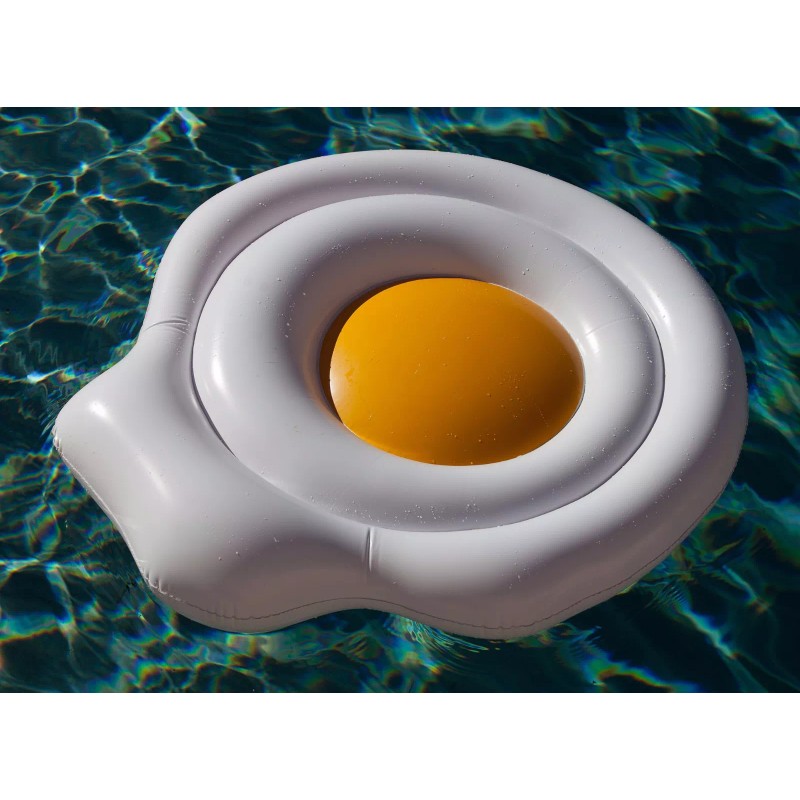 BiggerKids SUMMER SALE: Bacon & Egg Inflatable Pool Floatie Swimming