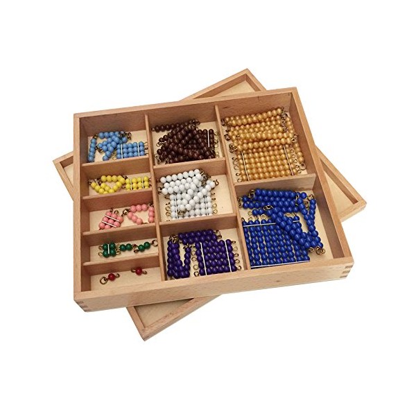 Elite Montessori Colored Bead Chains & Squares