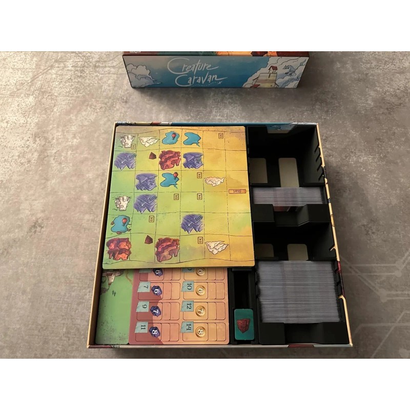 Creature Caravan Deluxe Edition Board Game - Organizer / Insert