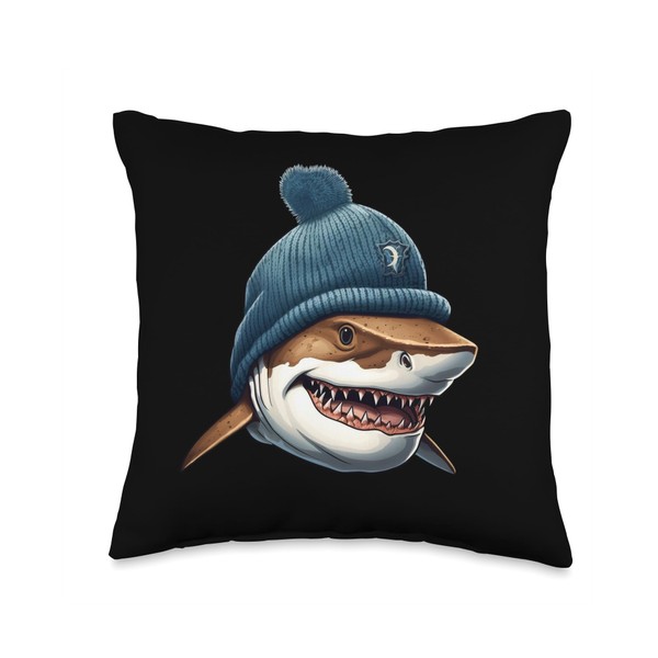 Beanie Knitted Cap Hat Shark Lover Shark Beanie Knit Cap