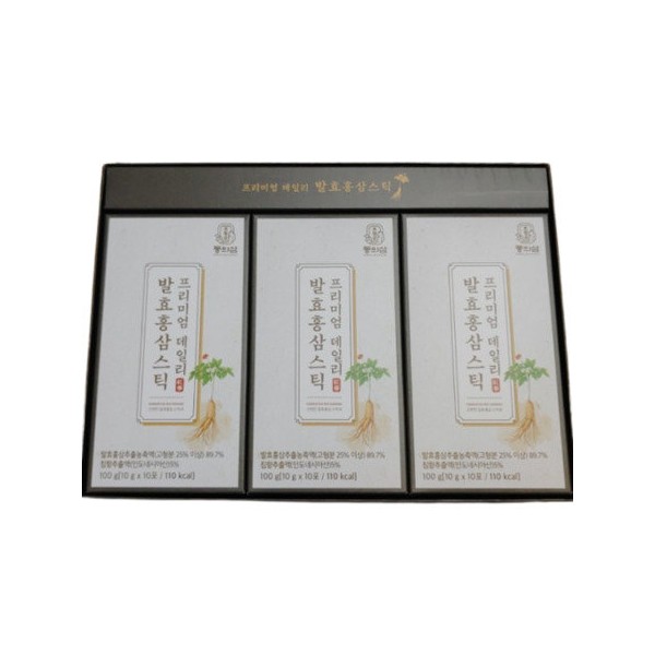 Donguisam Premium Daily Fermented Red Ginseng Stick 10g*30 packs /