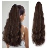 Xbwig Extensiones Natural Coletas Cola Caballo Ondulado 24 PLG