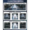 HAARAY Solar Motion Sensor Outdoor Lights with Stakes, In-Ground or