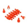 Orange Skittle Magnet for Fridge, Office, Whiteboard, Noticeboard, Filing Cabinet
