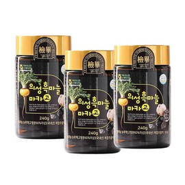 [Dream Star] Uiseong Black Garlic Macago Highly Concentrated Essence Extract, 3, 720g / [드림스타] 의성 흑마늘 마카고 고농축 진액 엑기스, 3개, 720g