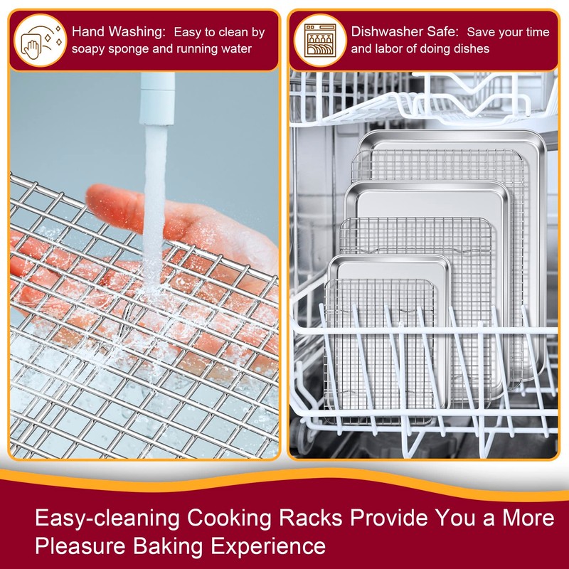 P&P CHEF 16 + 12.5 + 9 Inch Baking Sheet