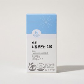 뷰티푸드 스킨히알루론산 240 60정 1개 1개