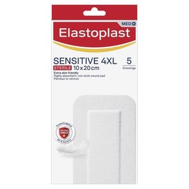 Elastoplast Sensitive Dressing 4XL 10x20cm 5 Dressings