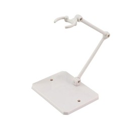 XISTEST Action Figure Stand, 2PCS Assembly Action Figure Display Holder Base Doll Model Support Stand Compatible with HG RG SD SHF Gundam 1/144 Toy (White)