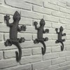 Molyorch 1 x Gecko Coat Hook, Rustic Coat Hook, Cast