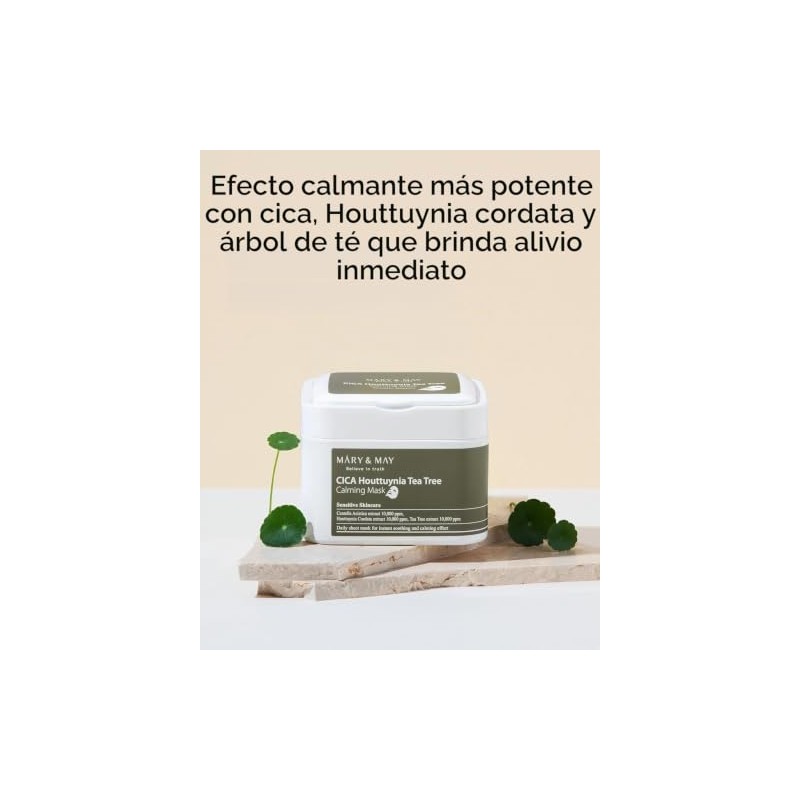 MaryMay Cica Houttuynia Tea Tree Calming Mask - Daily Pull