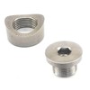 O2 Sensor Bung, Stainless Steel Oxygen Sensor Mounting Bung and