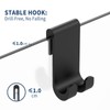 ecooe Silicone Shower Squeegee with Hanger, 11″/28cm Shower Squeegee for