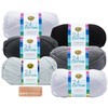 Lion Brand Yarn - 24/7 Cotton - 6 Skein Assortment