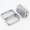 Goodma 20 Pieces Rectangular Metal Empty Hinged Tins Containers Basic