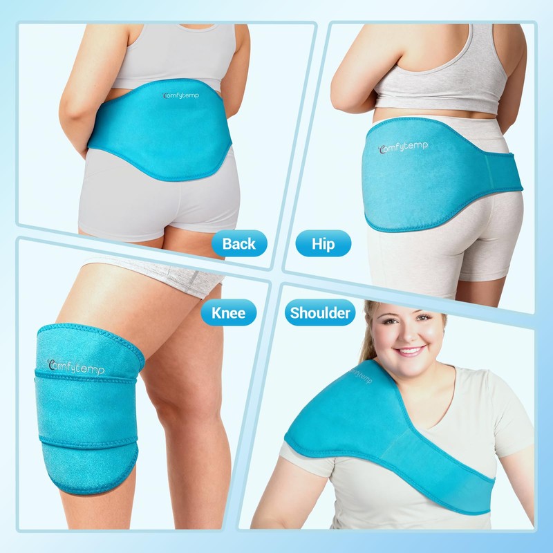 Extra Large Back Ice Pack for Lower Back Pain, Sciatica