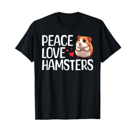 Cute Hamster Design For Men Women Kids Dwarf Hamster Lovers T-Shirt