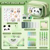 KOSTACHI Pack of 29 Aesthetic School Supplies, Green, Green