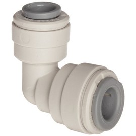 John Guest Reducing Elbow 3/8 inch Tube OD x 5/16 inch Tube OD (one individual)