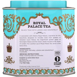 Harney & Sons Royal Palace Tea Tin - High Quality Blend of Black Teas, Great Present Idea - 30 Sachets, 2.67 Ounces