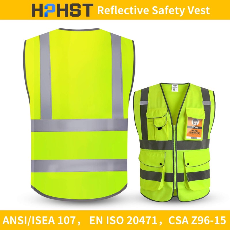 HPHST High Visibility Vest for Men