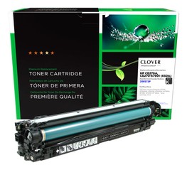 Clover Remanufactured Toner Cartridge Replacement for HP CE270A (HP 650A) | Black