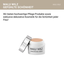 Malu Wilz Camouflage Cream No. 16 Warm Cappuccino 6 g I Camouflage Make Up Strong Opaque I Waterproof Concealer Cream for All Skin Types I for Covering Tattoos and Skin Abnormalities