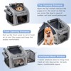 BABEYER Dog Bike Basket, Expandable Soft-Sided Pet Carrier Backpack with