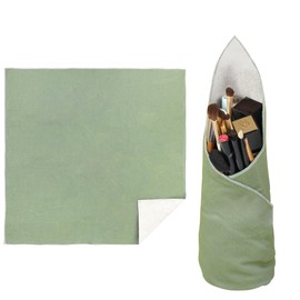 Walking Way Self-Adhesive Magic Cloth Makeup Bag, Portable Protective Cosmetic Pouch, Camera Lens Wrap, Stylish Travel Organizer for Beauty Essentials, Travel, Gifts & Daily Use