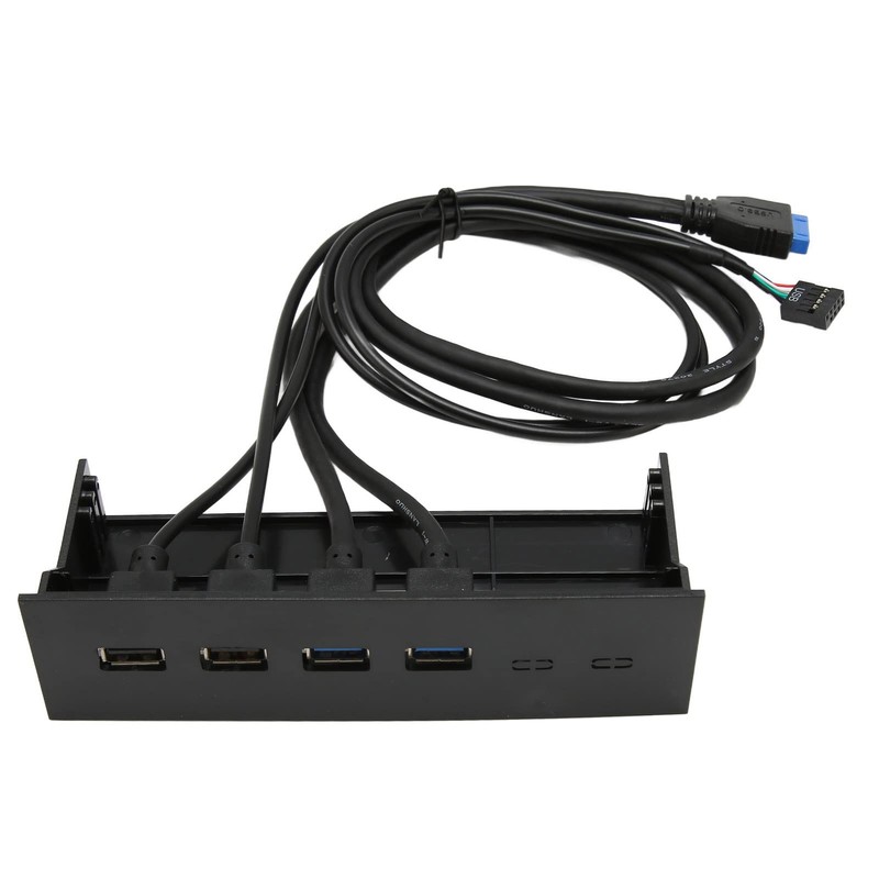 USB 3.0 Front Panel, 5.25in 4 Ports 5Gbps High Speed
