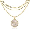 GOLDEN FISH 14K Gold Layered Necklace for Women | Zodiac