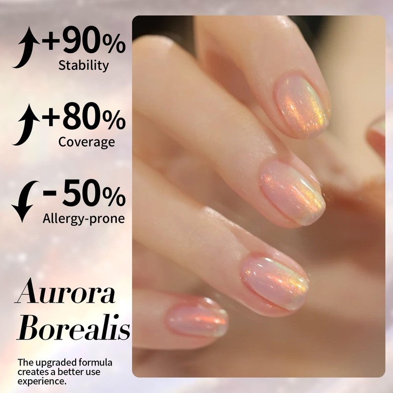 BORN PRETTY 0.5 fl oz (15 ml) Gel Nails, Aurora,