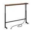 Kitstorack Narrow Console Table Behind Sofa Couch, Design with Adjustable