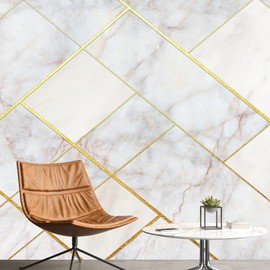 NWT Wall Murals for Bedroom Abstract Geometric Theme Removable Wallpaper Peel and Stick Wall Stickers - 66x96 inches