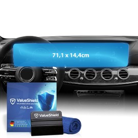 Anti-Fingerprint Matte Screen Protector for Mercedes E-Class W213, S213, X213, C238, A238 2016-2023: Speedometer & Infotainment 12.3 Inch + 12.3 Inch Touchscreen, Navi - Prevents Reflections and