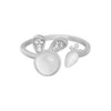 Cute Rabbit Carrot Open Stacking Ring for Women Teen Girls